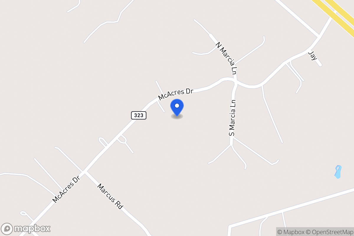 Map of 191  Mcacres Dr , Mcdade, Tx 78650, Mcdade