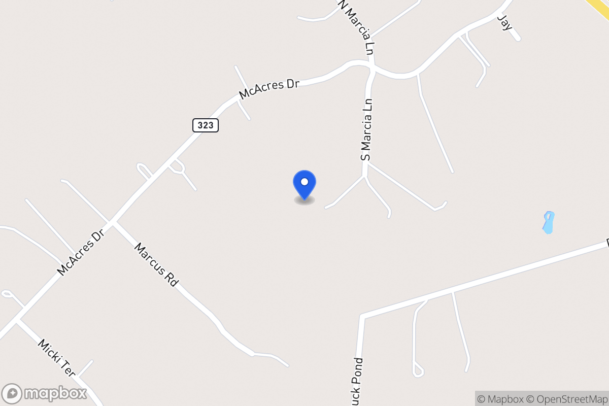 Map of 126 S Marcia Ln , Mcdade, Tx 78650, Mcdade
