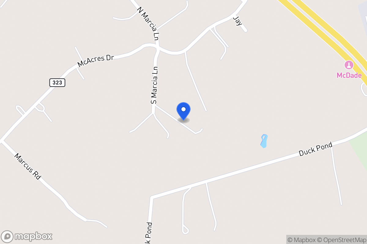 Map of 123 S Marcia Ln , Mcdade, Tx 78650, Mcdade
