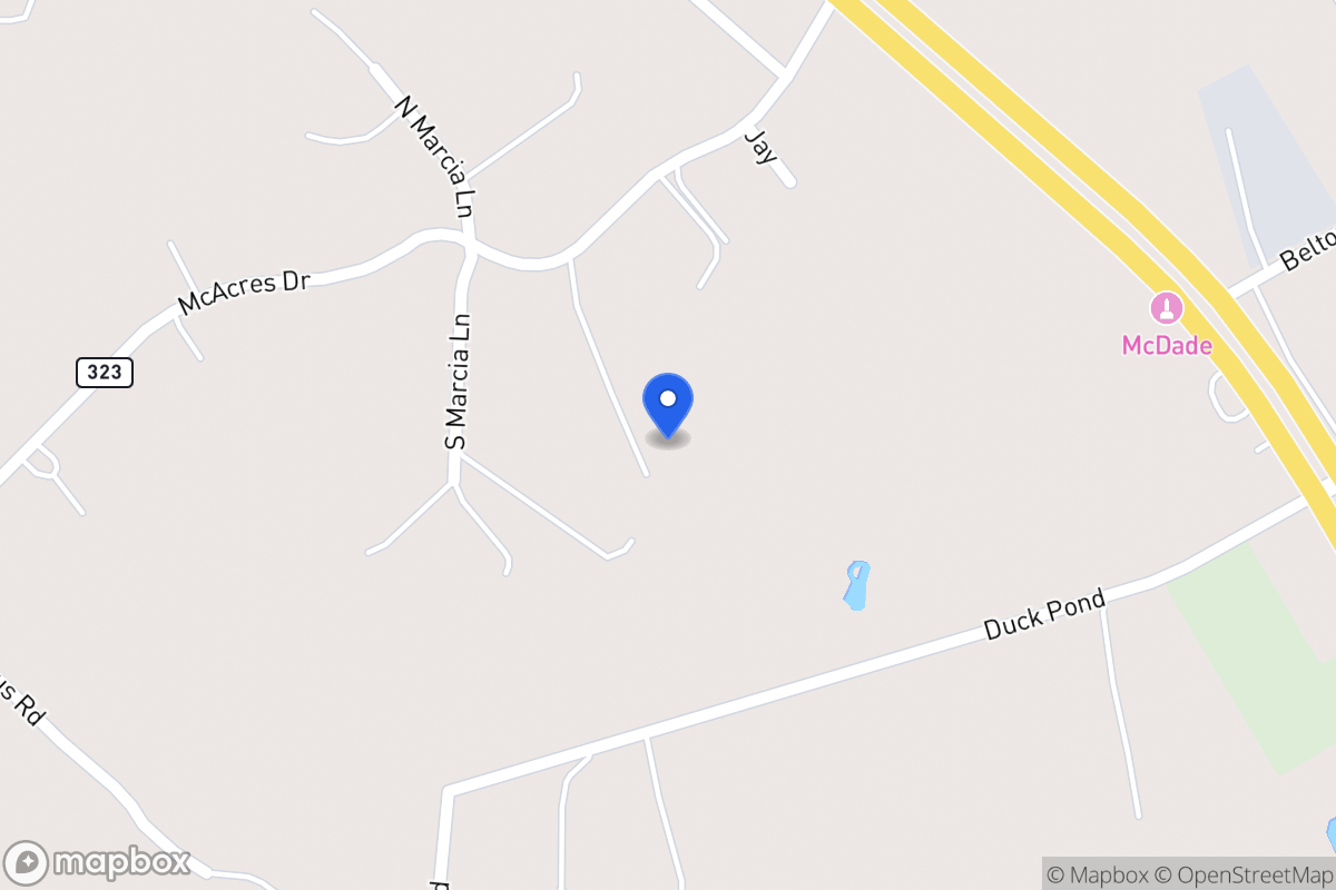 Map of 145  Mcacres Dr , Mcdade, Tx 78650, Mcdade