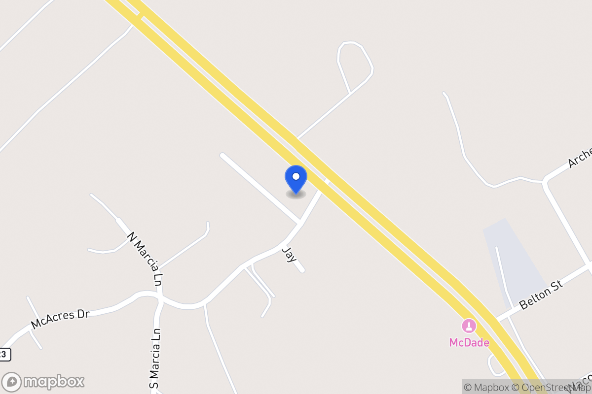 Map of 106  Minnie Cv , Mcdade, Tx 78650, Mcdade