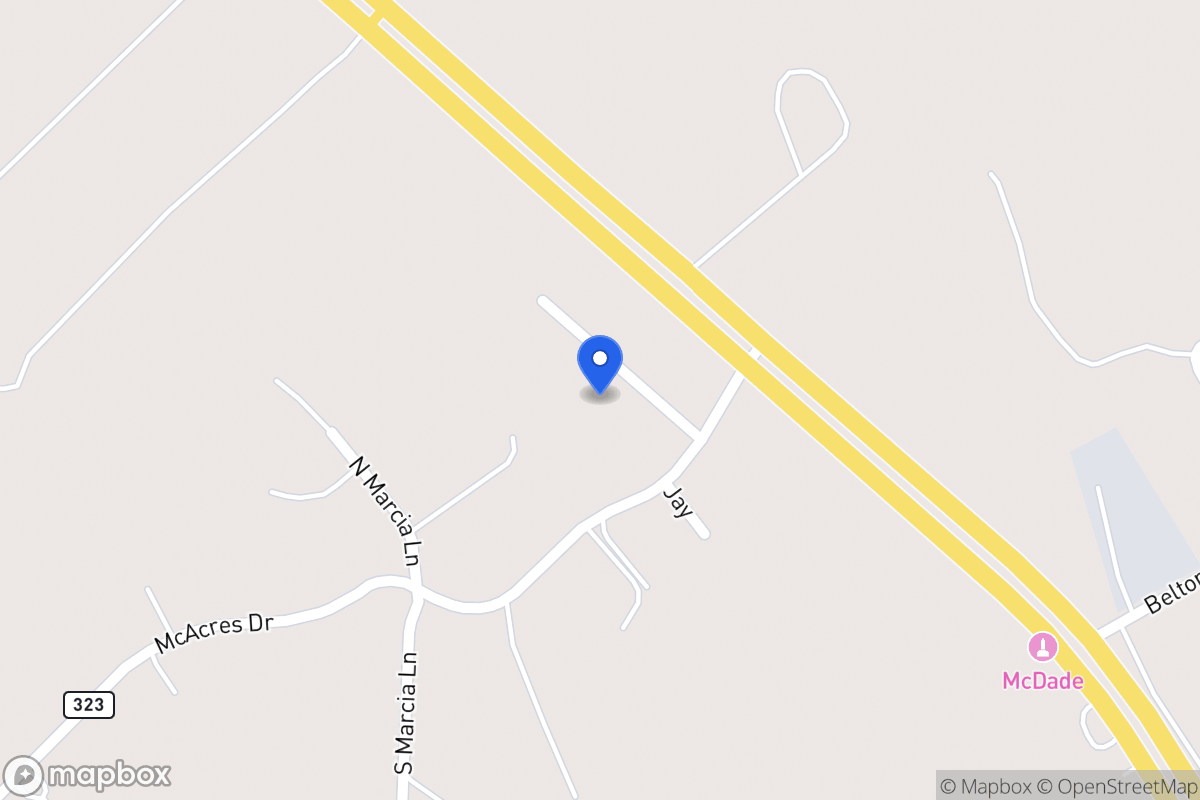 Map of 109  Minnie Cv , Mcdade, Tx 78650, Mcdade