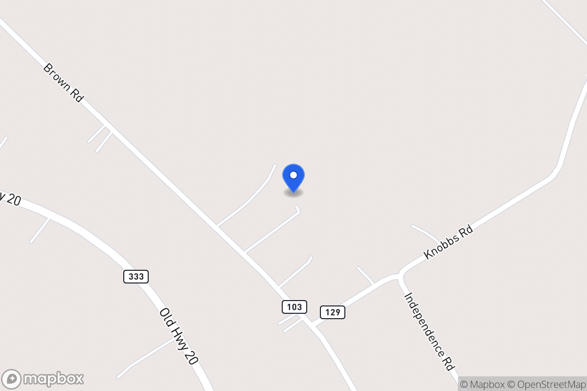 Map of 290  Brown Rd, Mcdade, Tx 78650, Mcdade