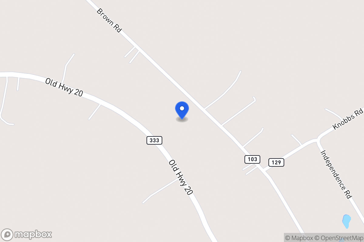 Map of 301  Brown Rd , Mcdade, Tx 78650, Mcdade