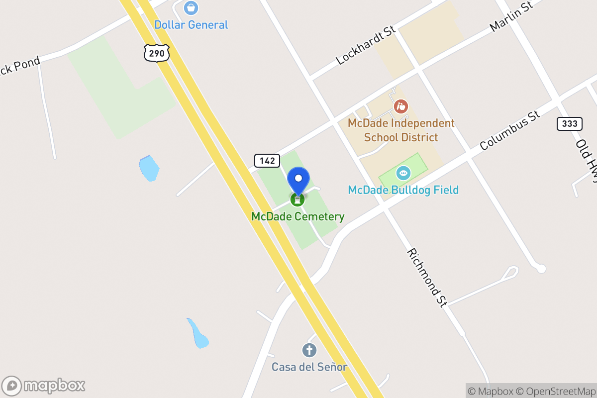 Map of 1876 E Us 290 , Mcdade, Tx 78650, Mcdade