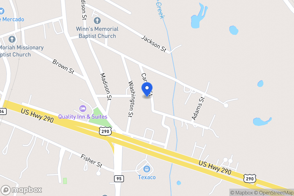 Map of 120  Carver  St, Elgin, Tx 78621, Elgin