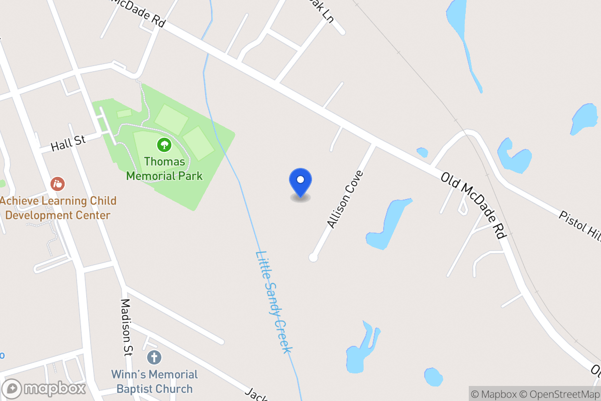 Map of 901  Old Mcdade Rd , Elgin, Tx 78621, Elgin