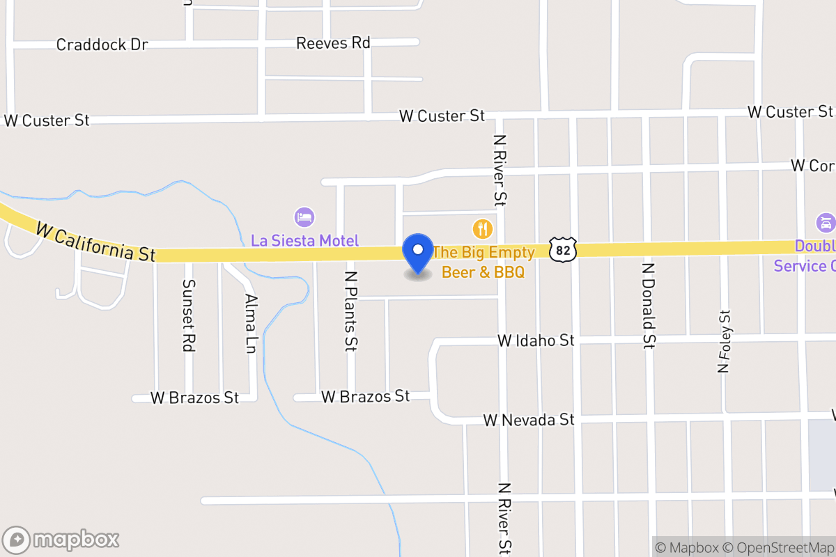 Map of 711 W California , , Tx