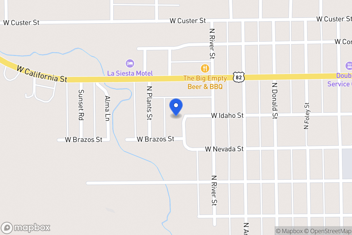 Map of 605 N Cooke  , , Tx