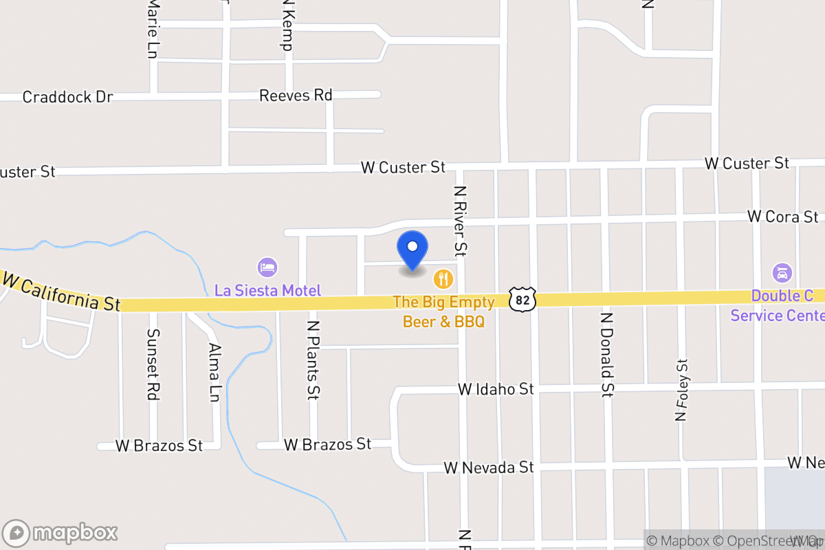 Map of 706 W California , , Tx