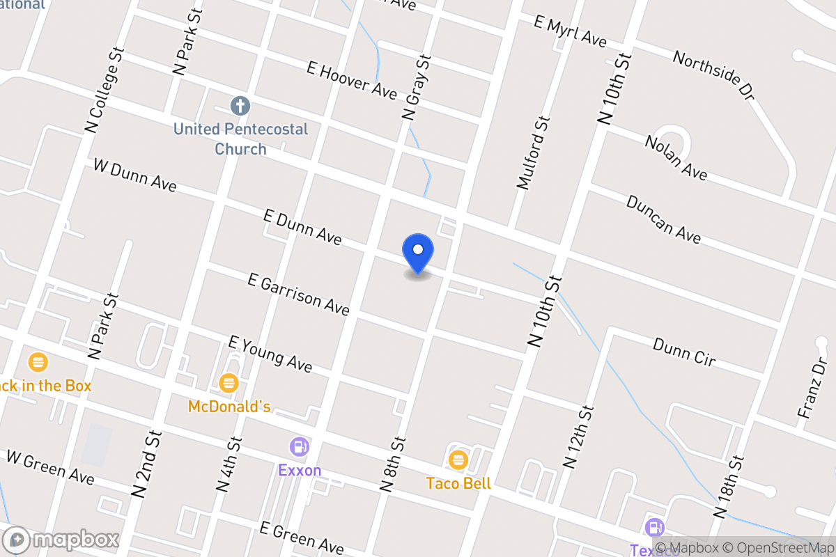 Map of 1217 N 8th St, Killeen, Tx 76541, Killeen