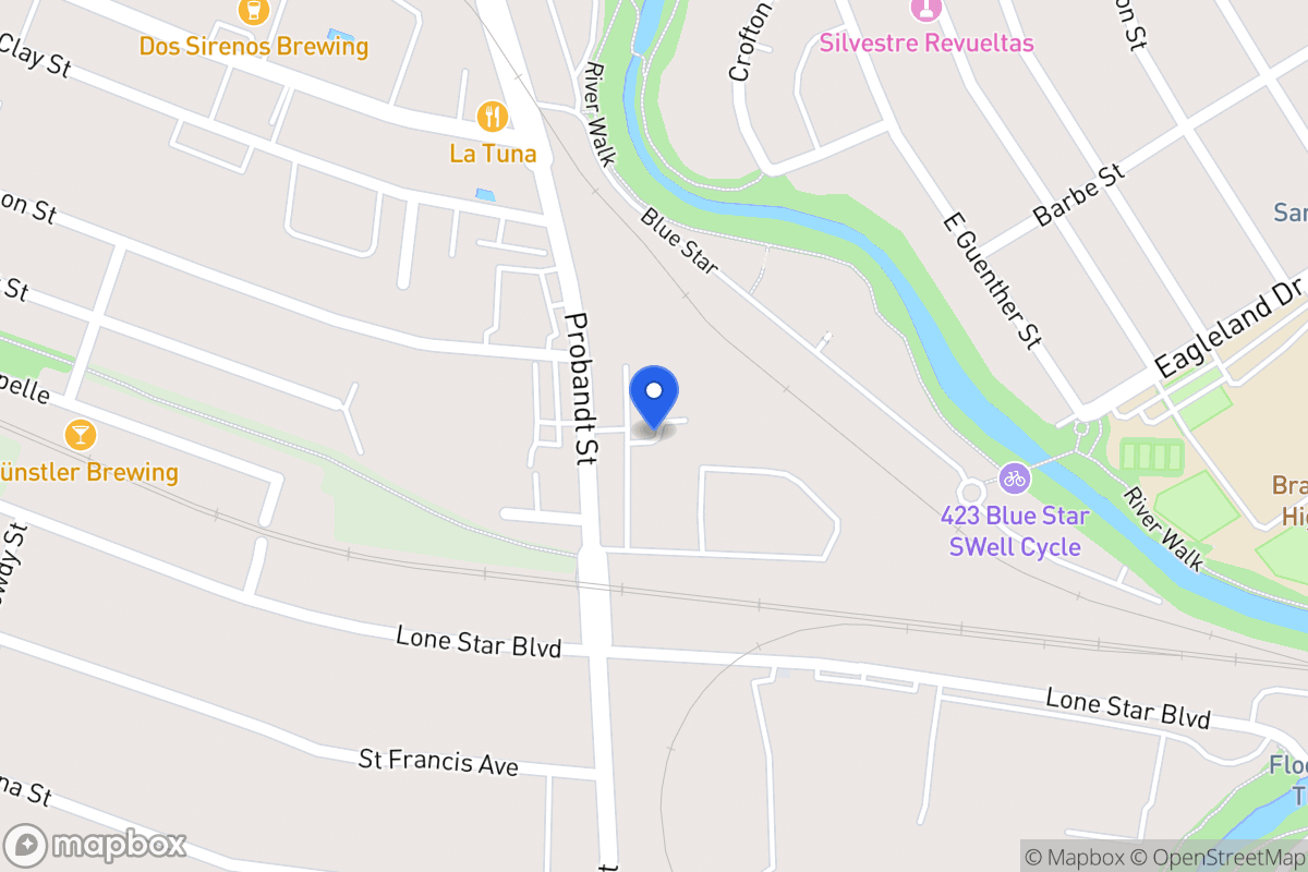 Map of 400  Probandt St