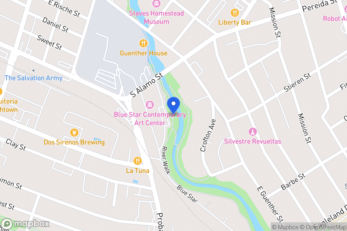 Map of Alamo St