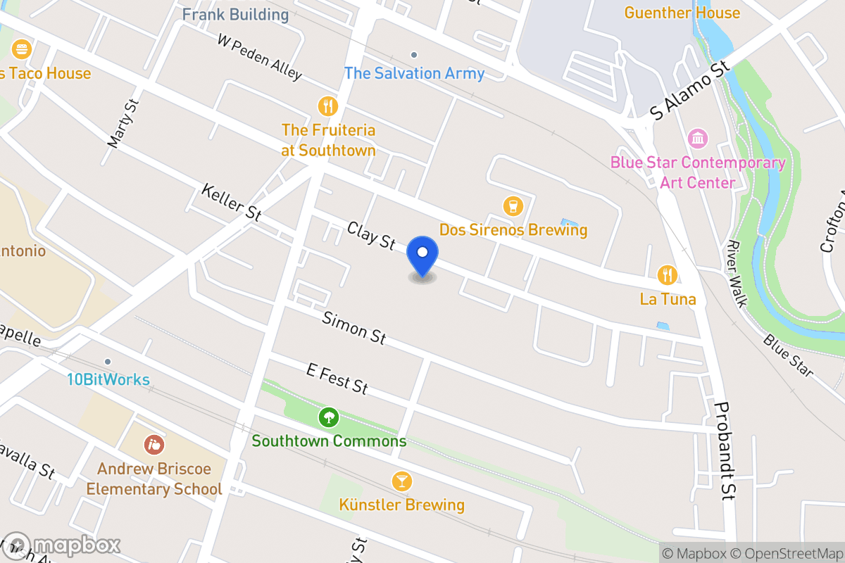 Map of Clay St