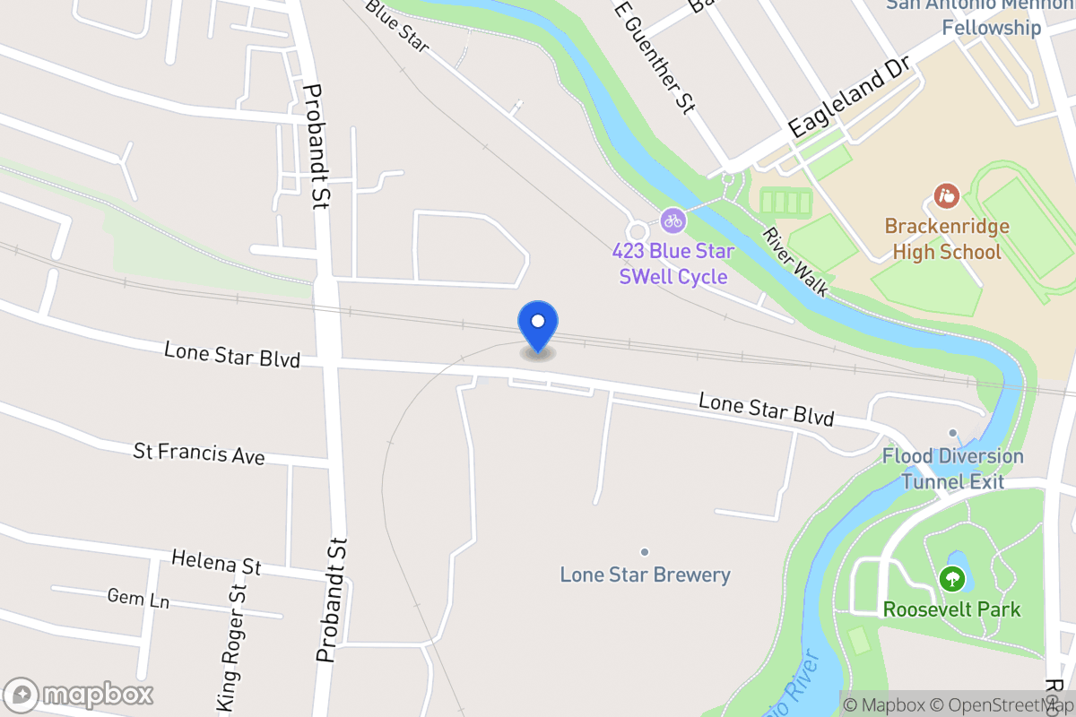 Map of 547  Lone Star Blvd