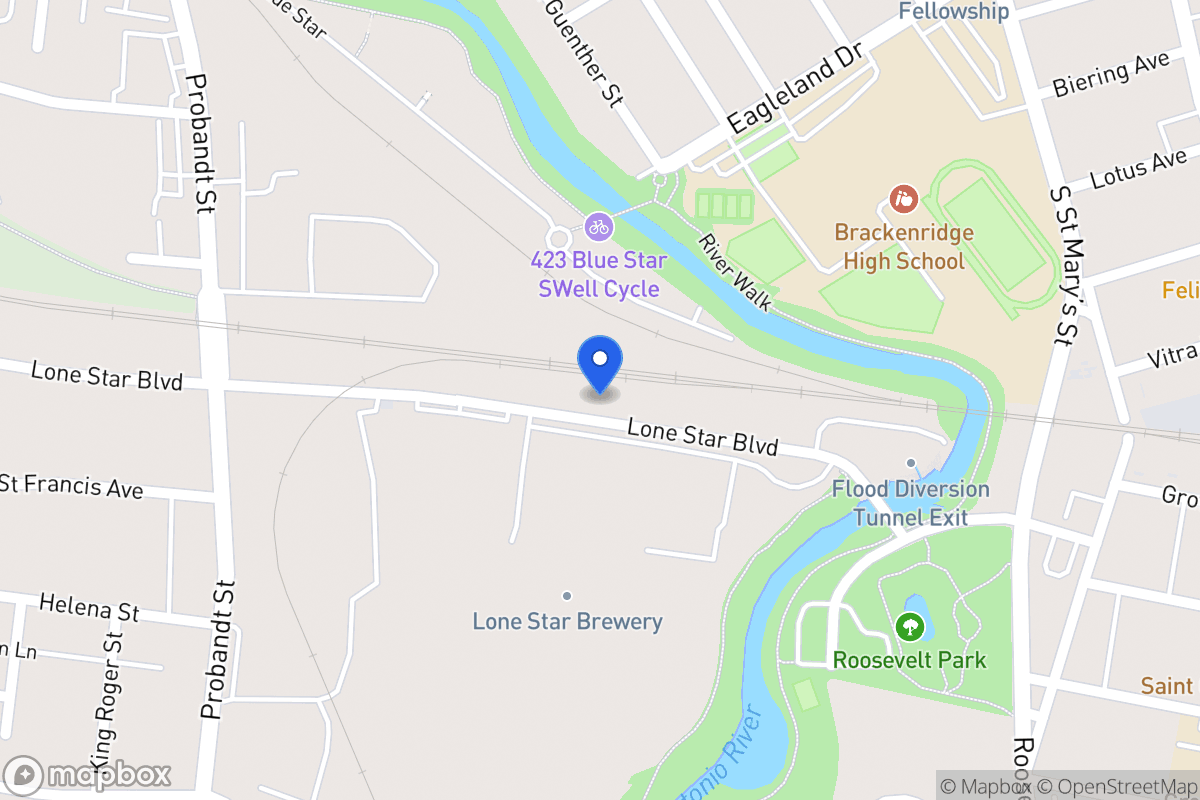 Map of 601  Lone Star Blvd