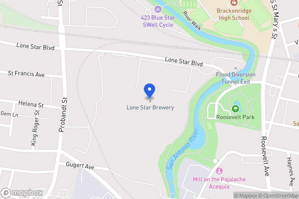 Map of 600  Lone Star Blvd