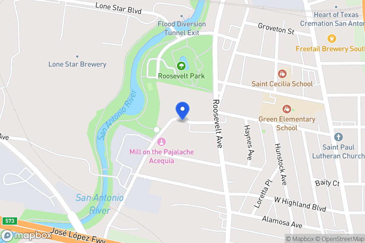 Map of Mission Rd
