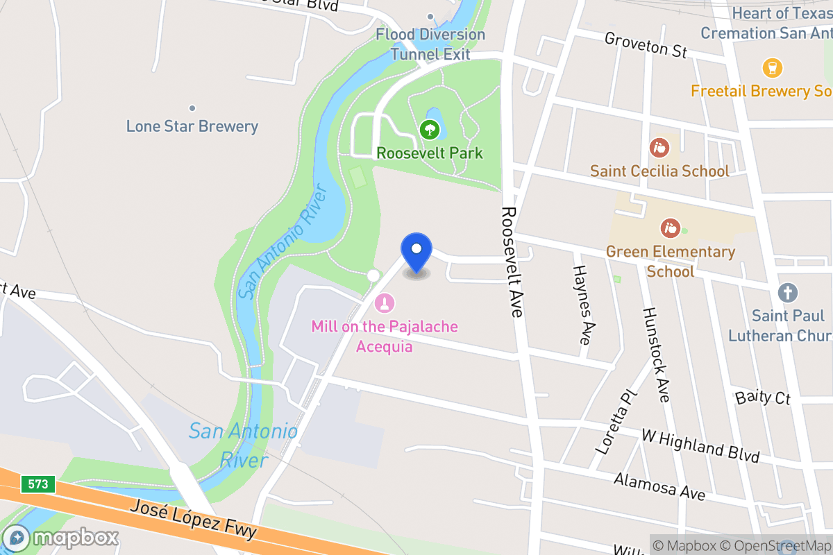 Map of 128  Mission Rd