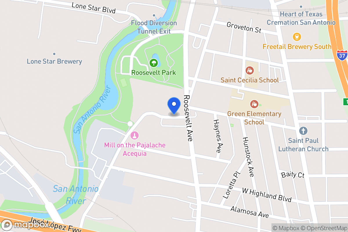 Map of 505  Roosevelt Ave