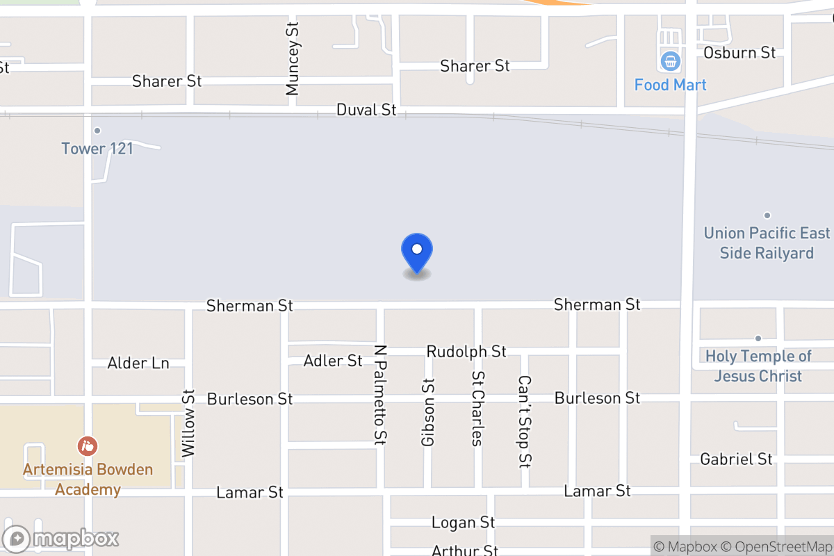 Map of 1201  Sherman