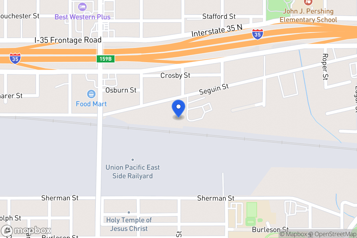 Map of 230  Seguin St