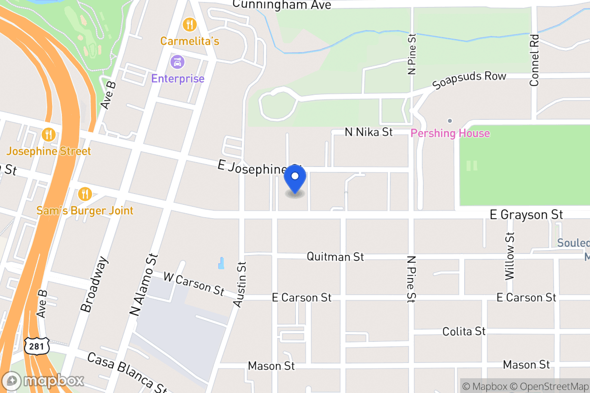 Map of 705 E Grayson St