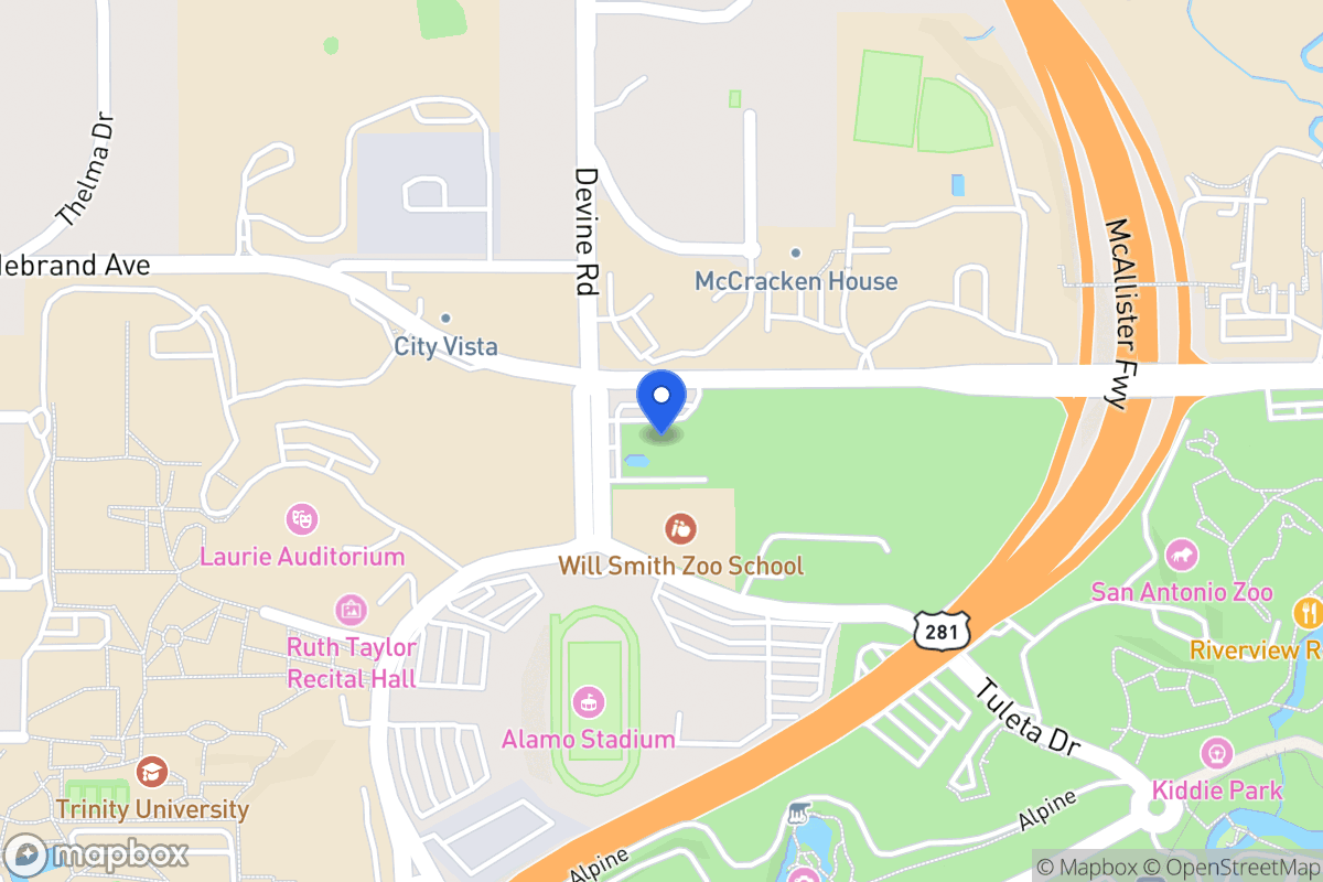 Map of 700 E Hildebrand Ave