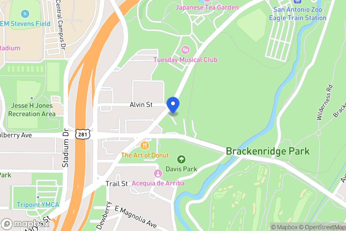 Map of 3510 N Saint Marys St