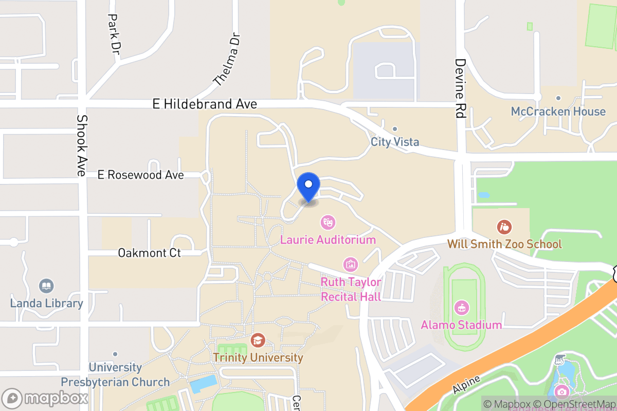 Map of Stadium Dr