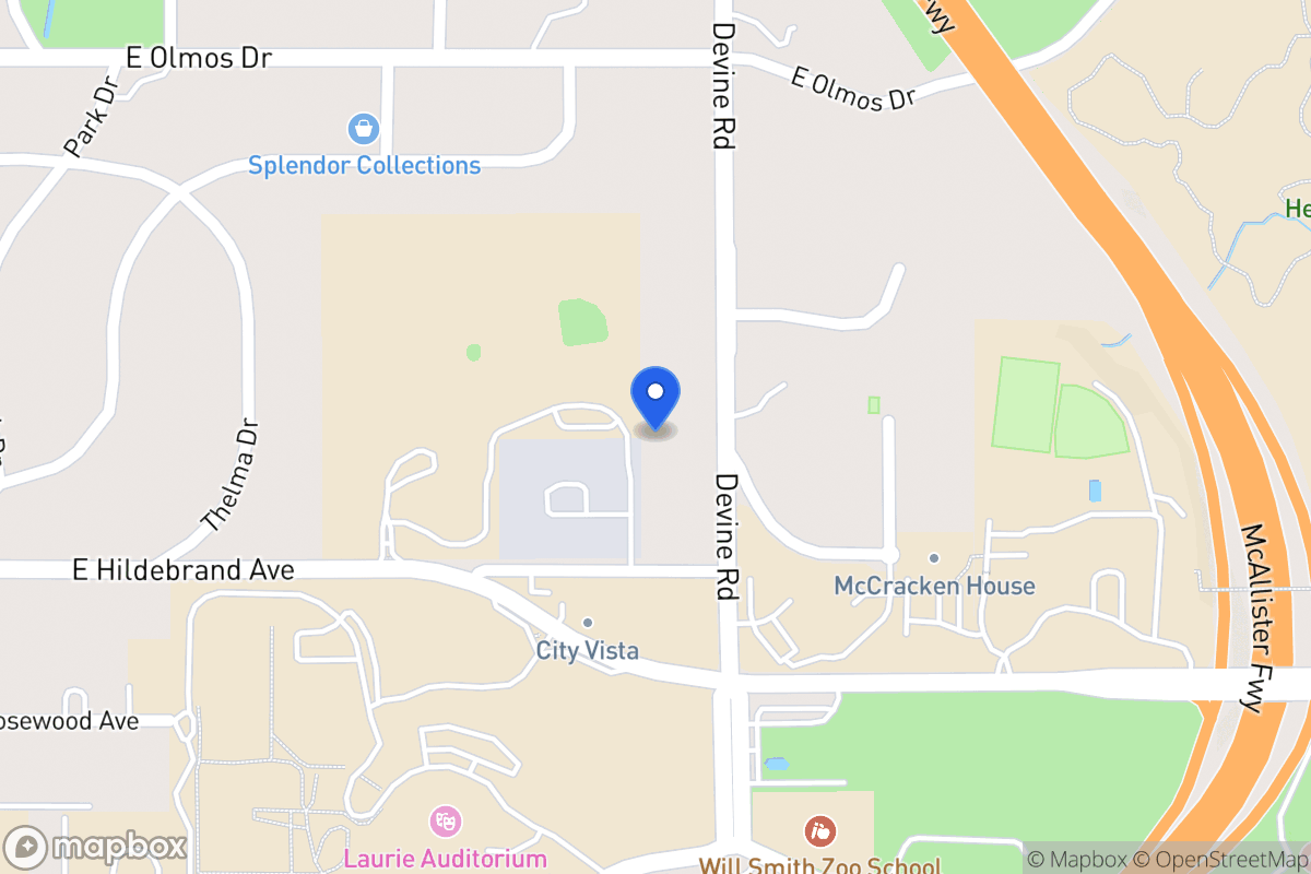 Map of 123  Devine St