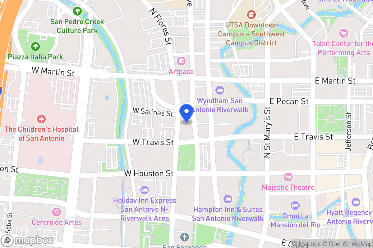 Map of 322 N Main St