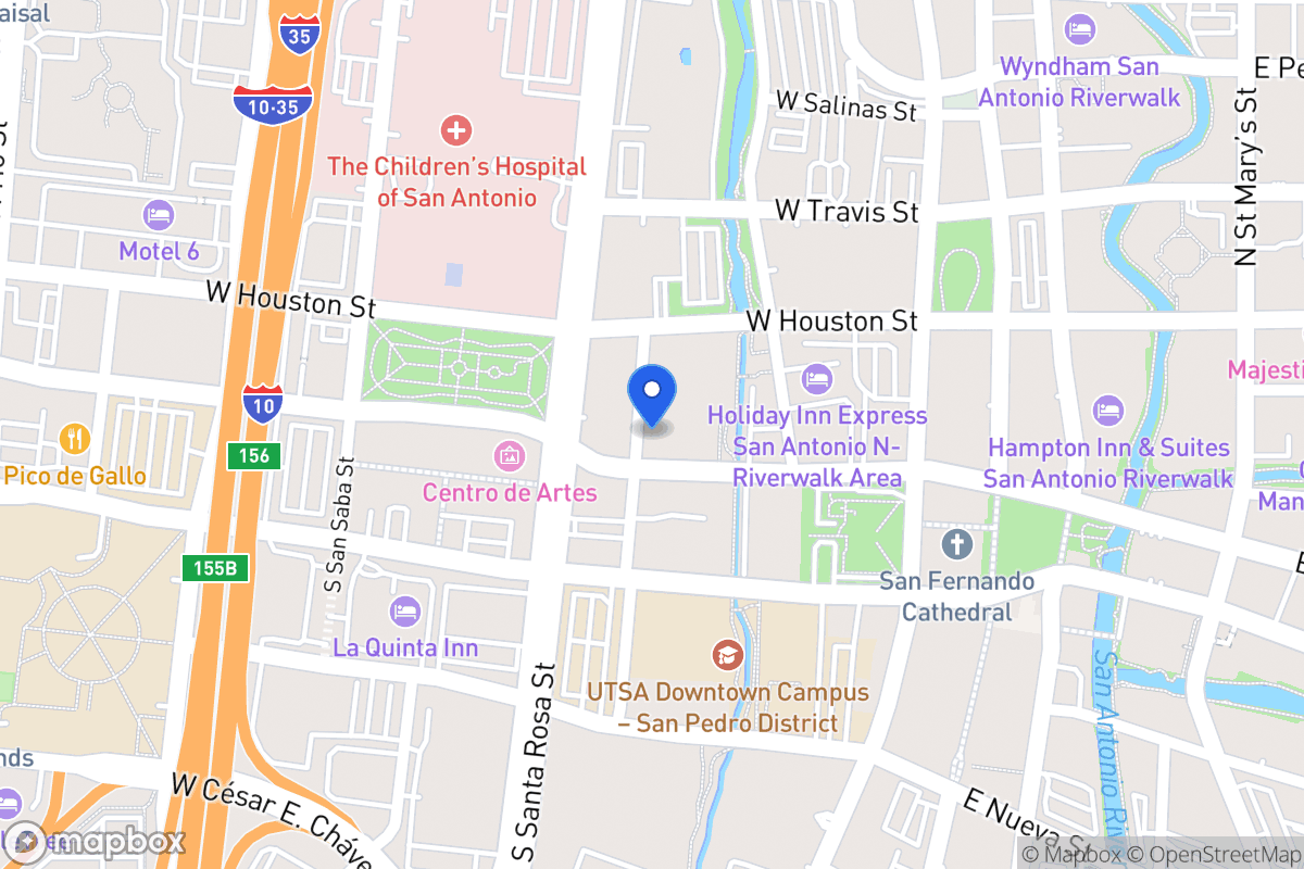 Map of 345 W Commerce St