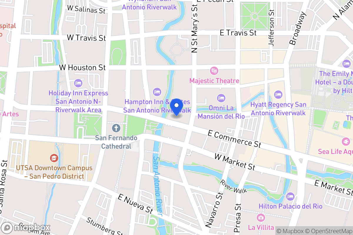 Map of 143 E Commerce