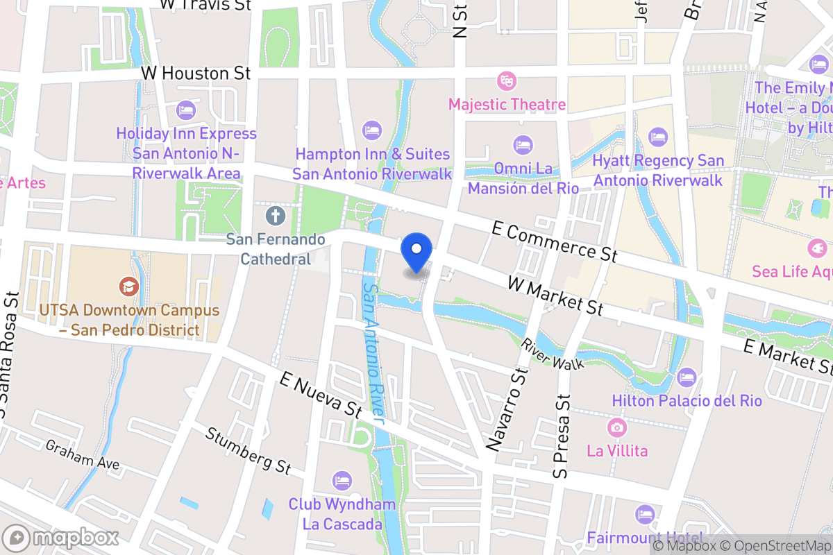 Map of 203 S Saint Marys St