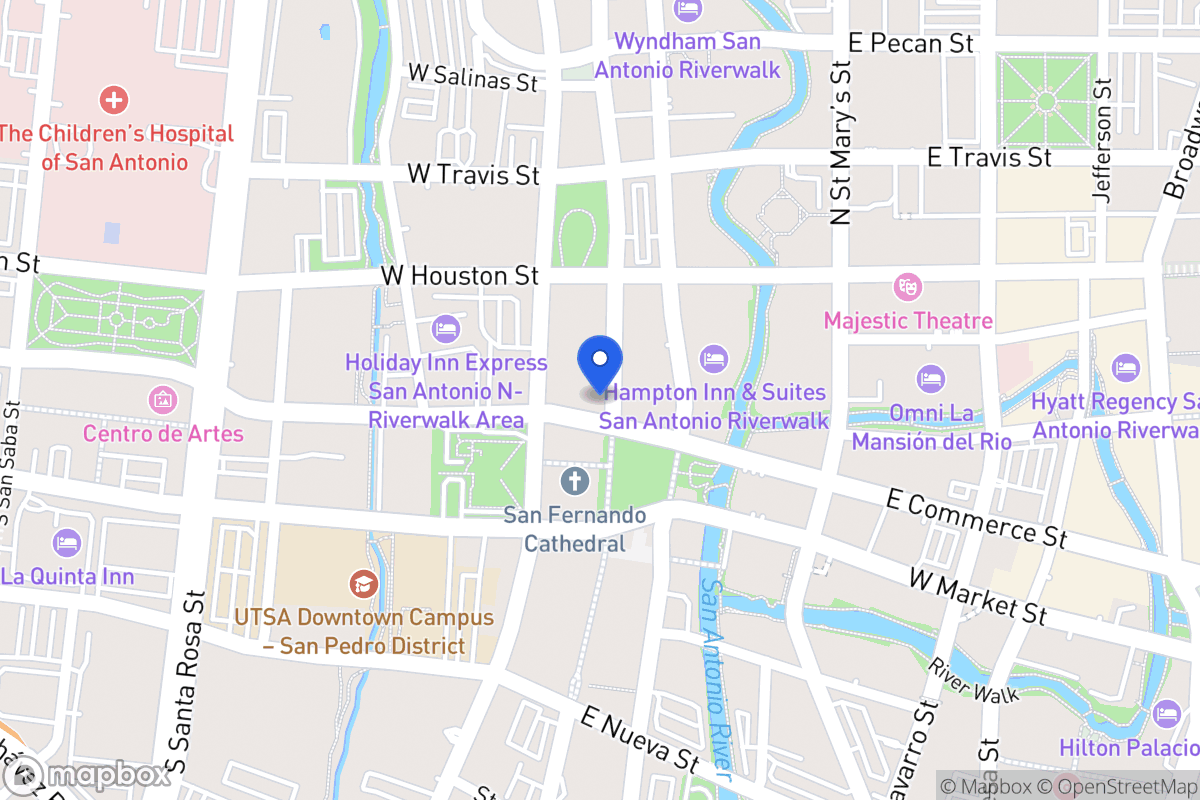 Map of 101 W Commerce St