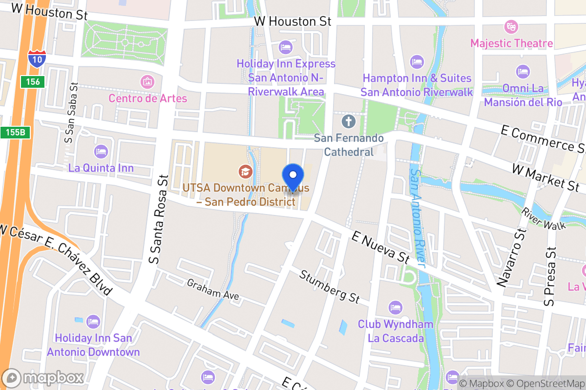 Map of 205 W Nueva