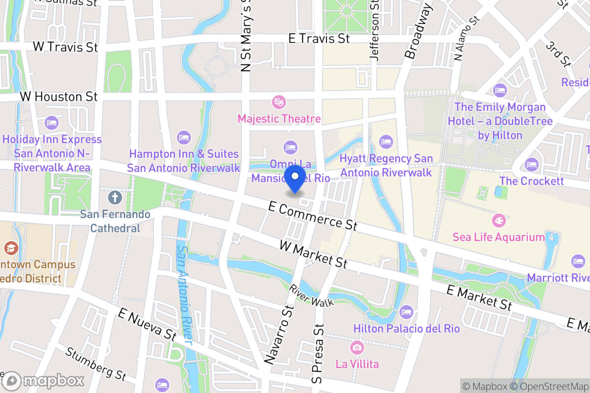 Map of 239 E Commerce St