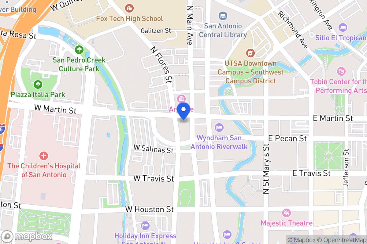Map of 425 N Main Ave