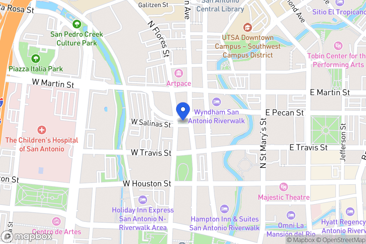 Map of 405 N Main Ave