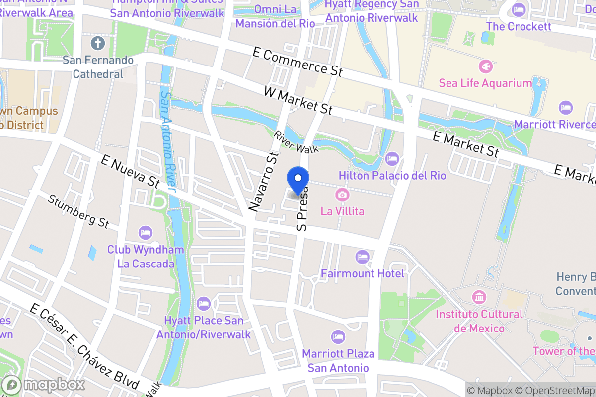 Map of S Presa St