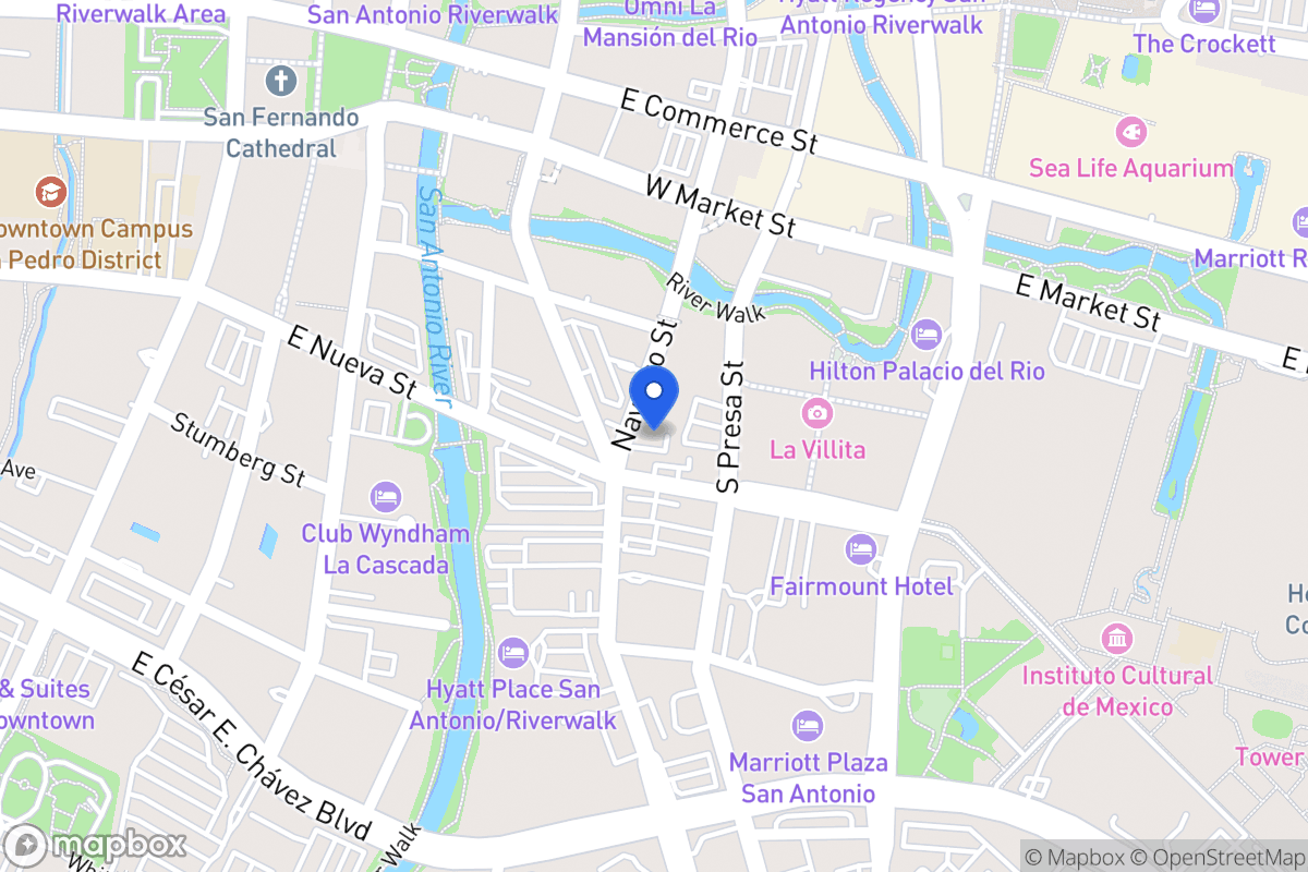 Map of 116  Navarro St