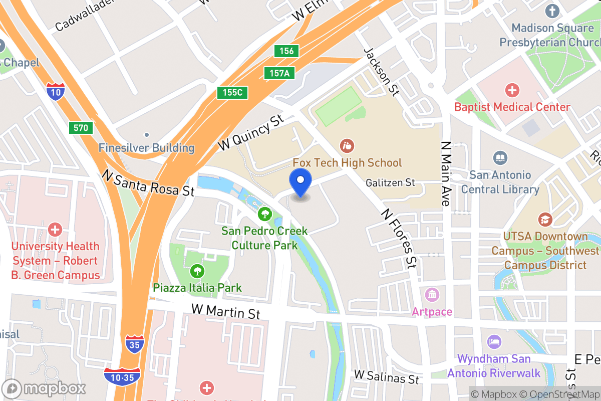 Map of 204  Kingsbury