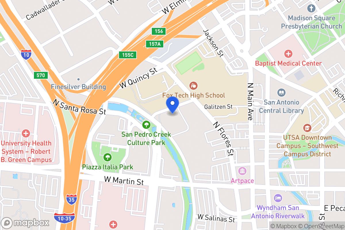 Map of 124  Kingsbury
