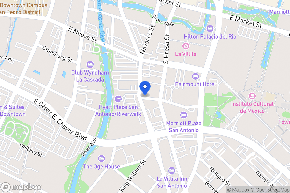 Map of 540 S Saint Marys St