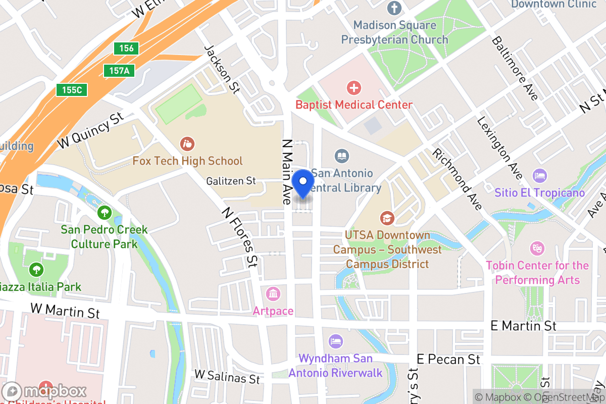 Map of 610  N Main