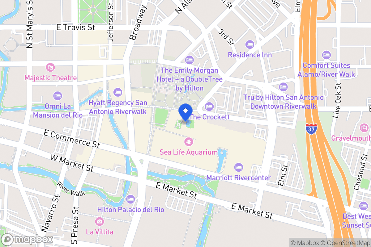 Map of 204  Alamo Plz