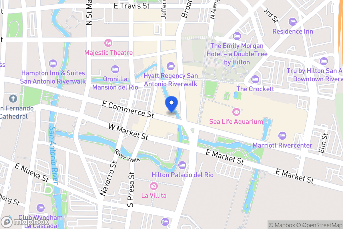 Map of 429 E Commerce St