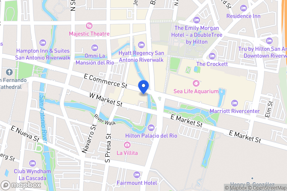 Map of 426 E Commerce St