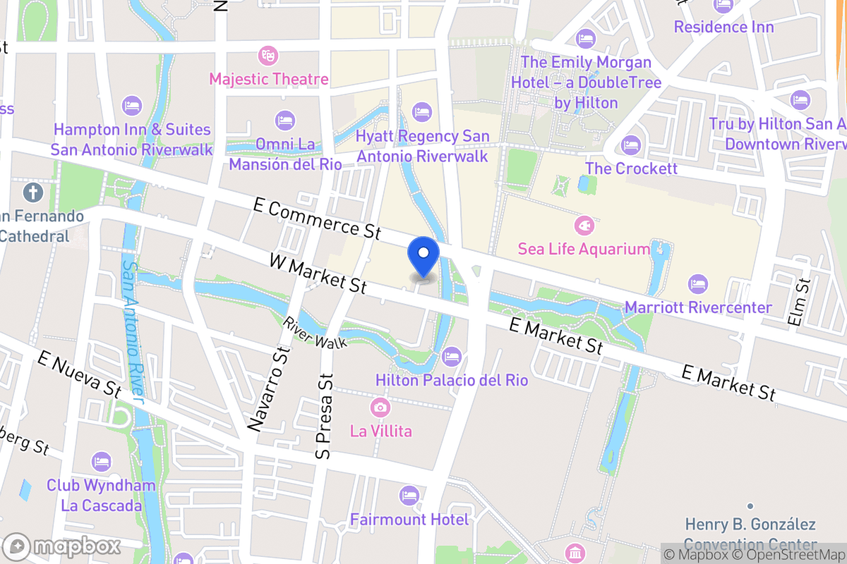 Map of 430 E Commerce St